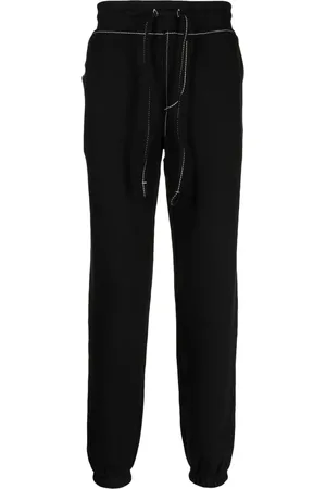 True Religion Big T contrast-stitch track pants