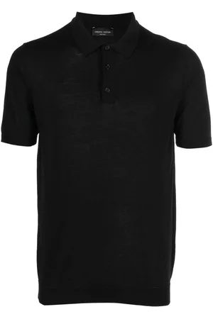Roberto Collina Men Polo Shirts - Short-sleeve knitted polo shirt