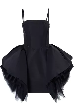 Carolina Herrera Ruffled-tulle silk dress