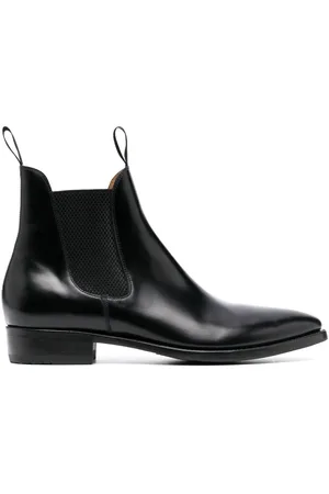 Fursac Double pull-tab leather boots