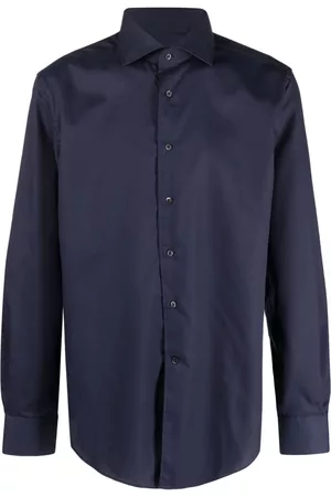 corneliani Men Long sleeves - Long sleeve cotton shirt