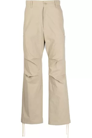 Stance Men Pants - Pleat-detail cropped trousers