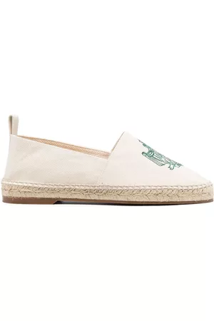 Maison Kitsuné Embroidered-logo espadrilles