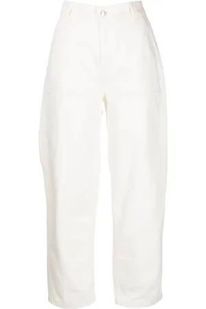 Maison Kitsuné Cropped straight-leg jeans