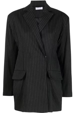 Ioana Ciolacu Pinstripe-print wool blazer