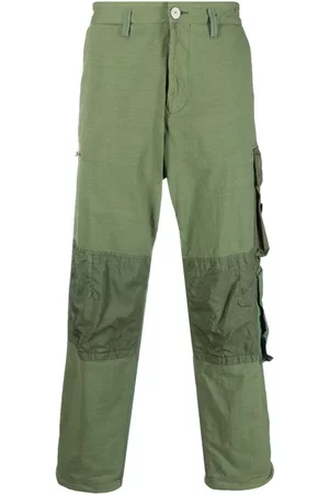 Stone Island Panelled straight-leg cargo trousers