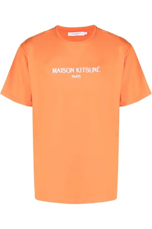 Maison Kitsuné Embossed-logo cotton T-shirt