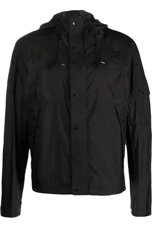 Ten Cate Men Jackets - Button-fastening drawstring hooded jacket