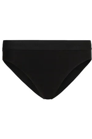 Natasha Zinko Embroidered-logo cotton briefs