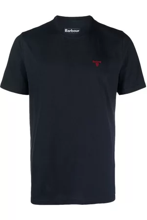 Barbour Men Short Sleeve - Embroidered-logo cotton T-shirt