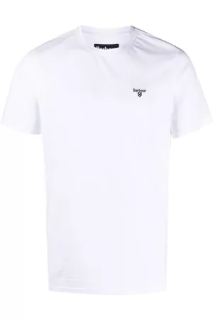 Barbour Men Short Sleeve - Embroidered-logo cotton T-shirt