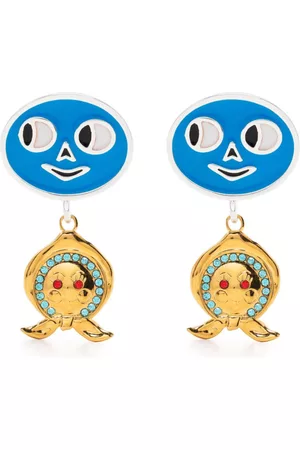Chopova Lowena Side Eye drop earrings