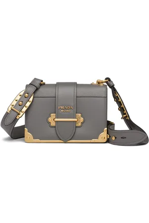 Prada Prada Identity logo-plaque Shoulder Bag - Farfetch