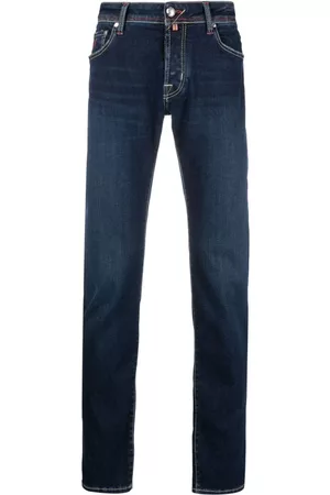 Jacob Cohen Men Slim - Embroidered-logo slim-fit jeans