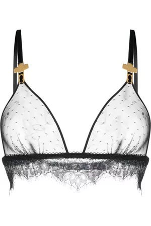 MAISON CLOSE Inspiration Divine cross-charm bra