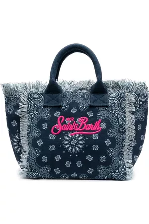 MC2 SAINT BARTH Women Handbags - Colette paisley-print beach bag