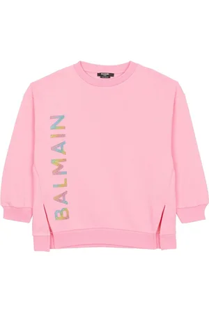 Balmain Logo-print cotton sweatshirt