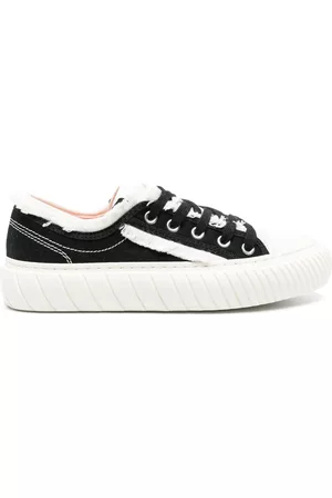 BOTH Frayed-detail low-top sneakers