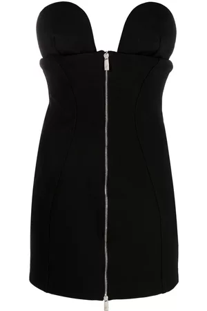 OFF-WHITE Zipped strapless minidress