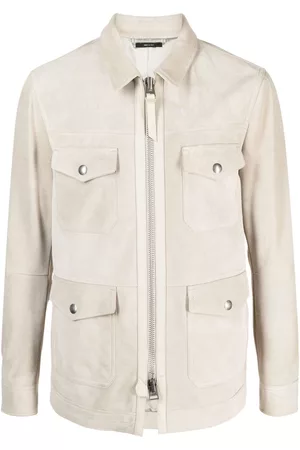 Tom Ford Zip-up suede shirt jacket