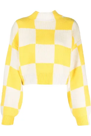 STINE GOYA Checkerboard-knit jumper