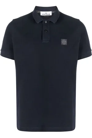 Stone Island Logo-patch polo shirt