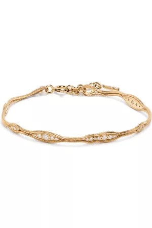 Fernando Jorge 18kt yellow Fluid diamond bracelet