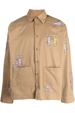 Natasha Zinko Embroidered cargo shirt