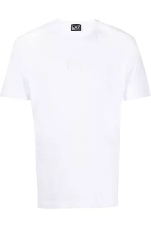 EA7 Men Short Sleeve - Short-sleeved cotton T-shirt