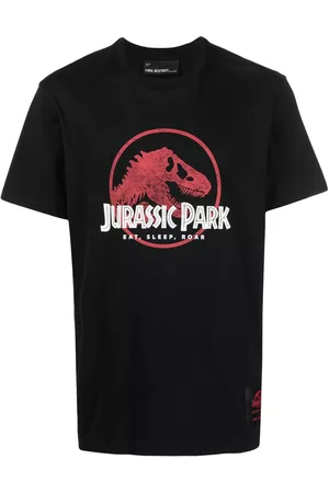 Neil Barrett Men Short Sleeve - Jurassic Park print T-shirt