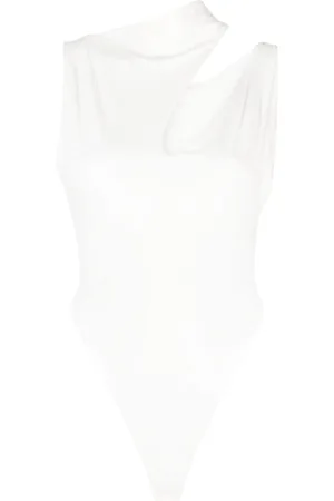MANURI Cutout jersey bodysuit