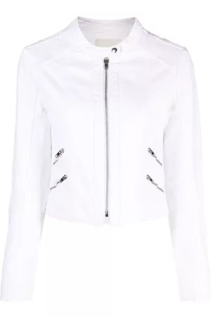 Isabel Marant Leys band-collar denim jacket