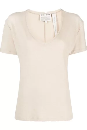 Each x Other V-neck mélange T-shirt