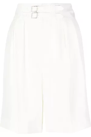Ralph Lauren Francine pleated silk shorts