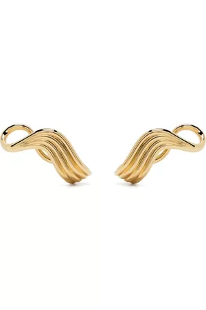 Fernando Jorge 18kt yellow Stream Lines earrings