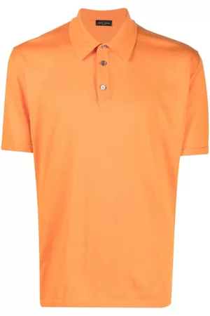 Roberto Collina Men Polo Shirts - Short-sleeve cotton polo shirt