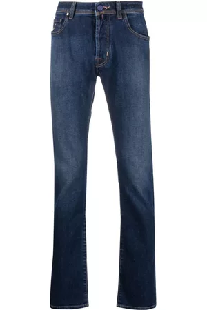 Jacob Cohen Men Slim - Embroidered-logo slim jeans