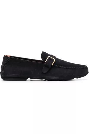 santoni Men Loafers - Buckle-detail leather loafers