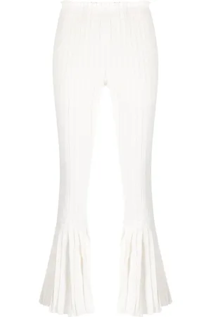 SACAI Pleated cropped trousers