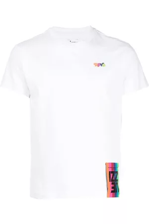 Izzue Logo-patch cotton T-shirt