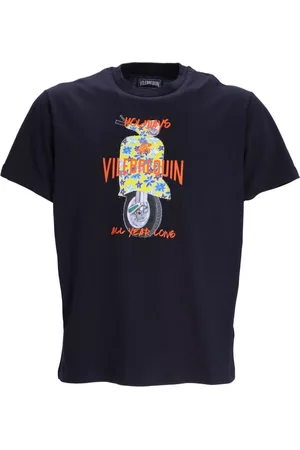 Vilebrequin Men Short Sleeve - Logo-print cotton T-shirt