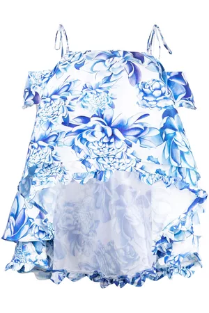 Kika Vargas Margherita floral-print top