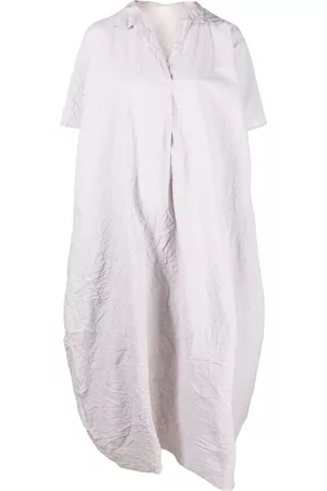 DANIELA GREGIS V-neck short-sleeve shirt dress