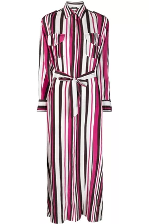 Kiton Striped shirt long dress