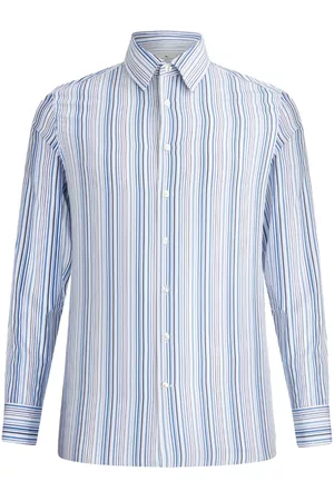Etro Men Shirts - Striped cotton shirt