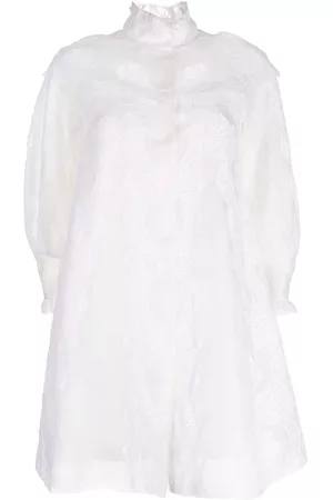 SHIATZY CHEN Lace organza single-breasted coat