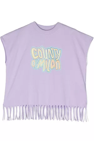 MARCELO BURLON Slogan-print cotton T-shirt