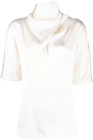 Jil Sander High-neck silk blouse
