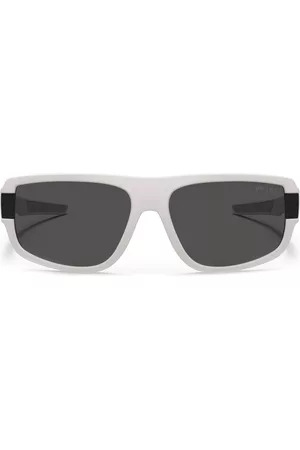 Prada Linea Rossa Men Sunglasses - Logo-print tinted sunglasses