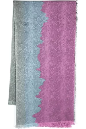 Saint Laurent 1990s snakeskin-print silk scarf